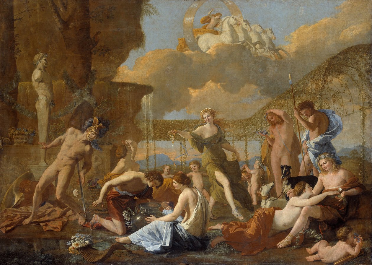 Das Reich der Flora, 1631 von Nicolas Poussin