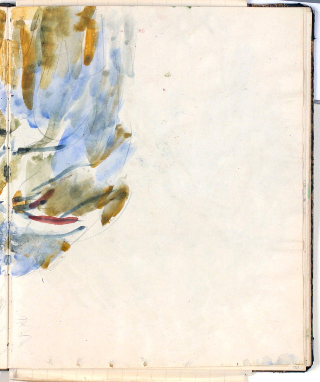 Studie von Gebüsch von Niels Larsen Stevns