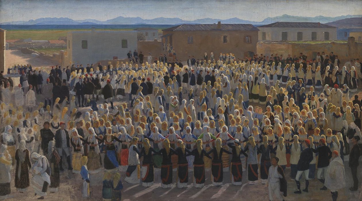 Der Frauentanz in Megara von Niels Skovgaard