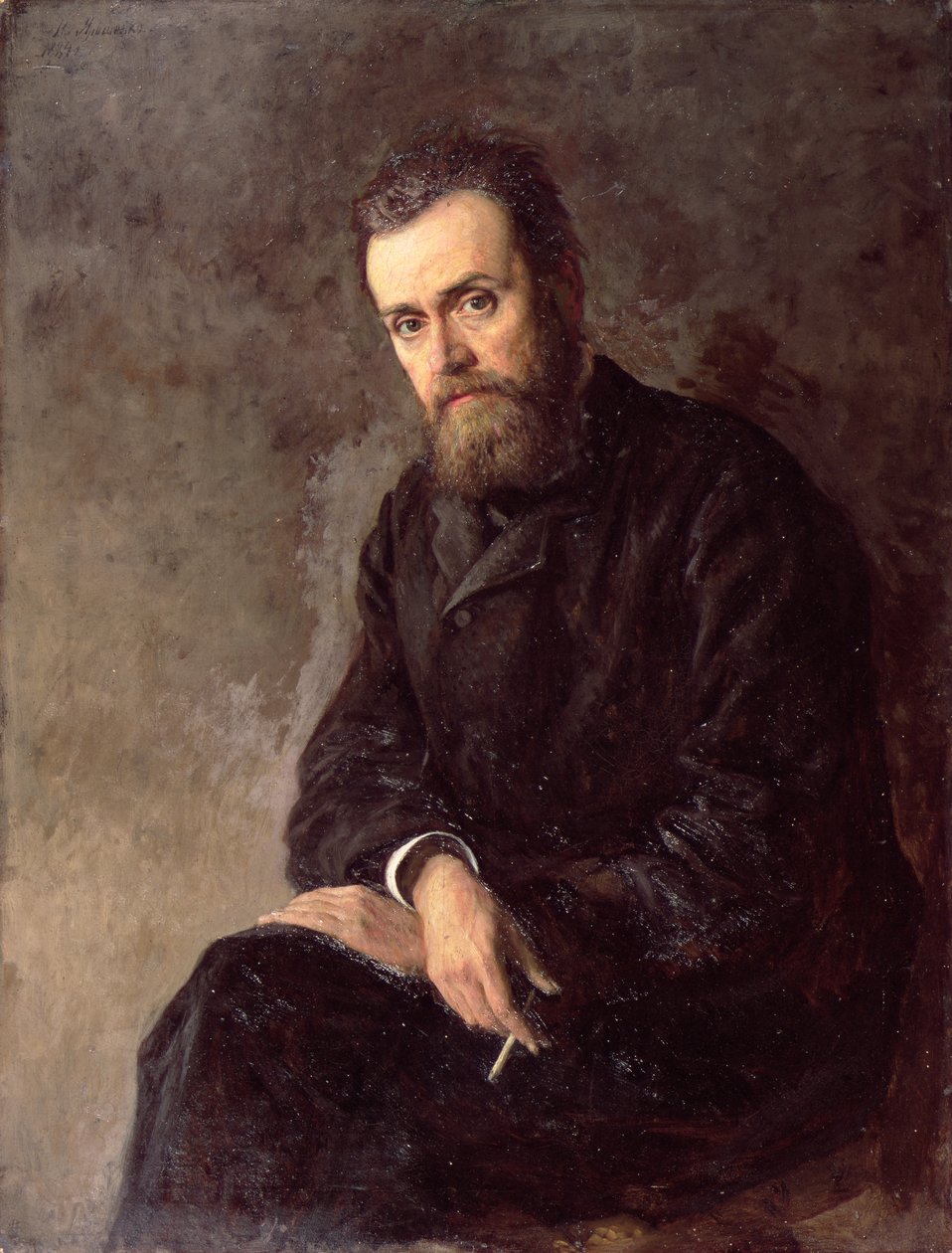 Porträt von Gleb I. Uspensky, 1884 von Nikolai Aleksandrovich Yaroshenko