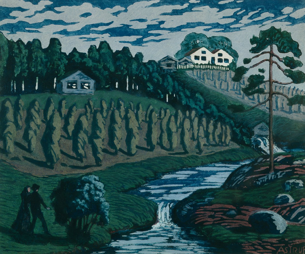 Große Garben von Nikolai Astrup