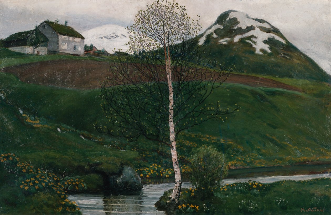 Frühlingsstimmung von Nikolai Astrup