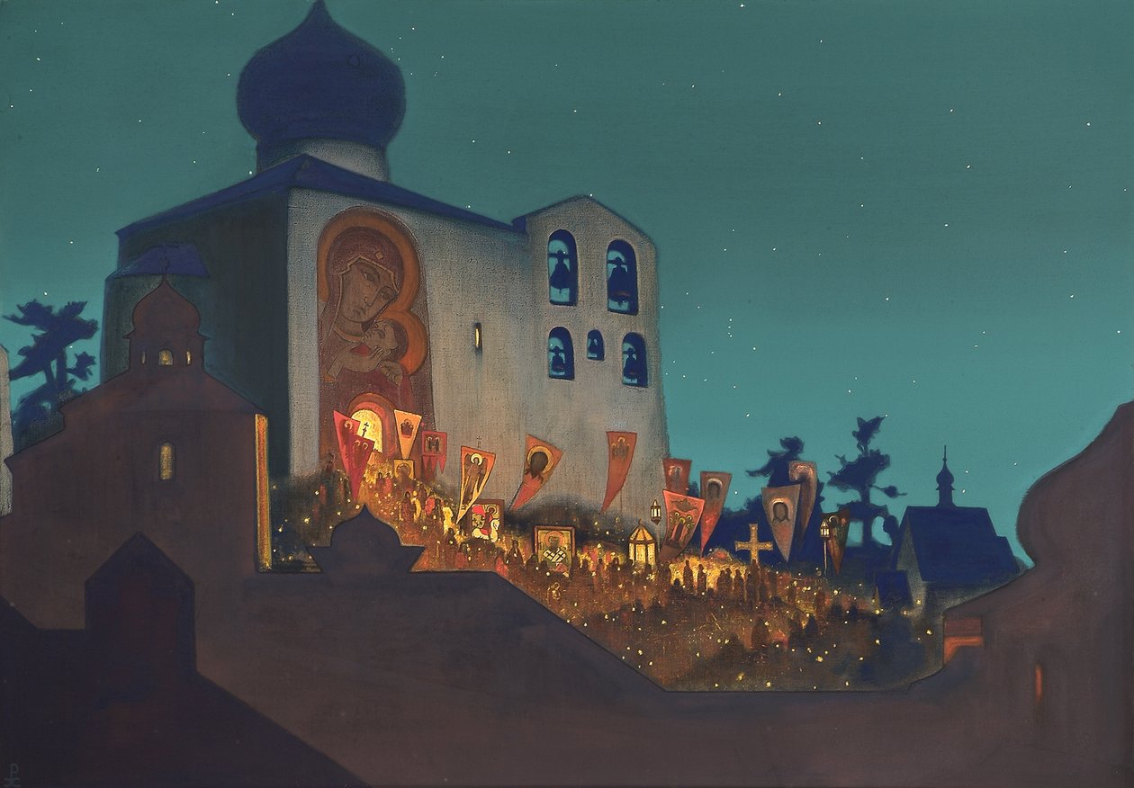 Russisches Ostern, 1924 von Nikolai Konstantinowitsch Roerich