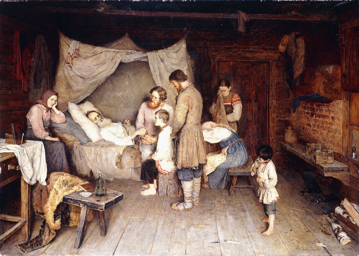 Abschied von Nikolai Petrovich Bogdanov Belsky