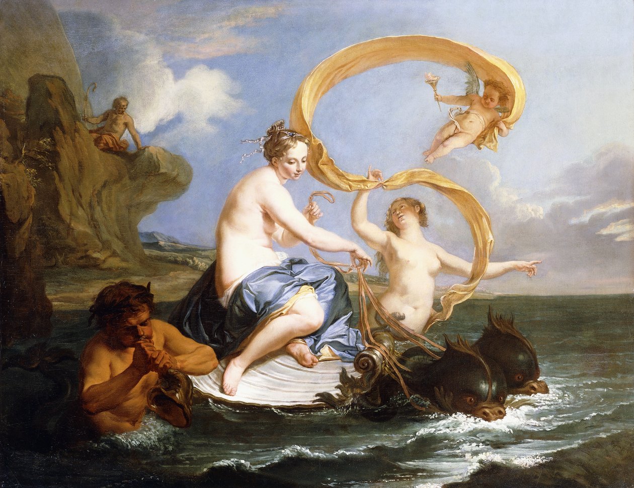 Der Triumph der Galatea, ca. 1727 von Noel Nicholas Coypel