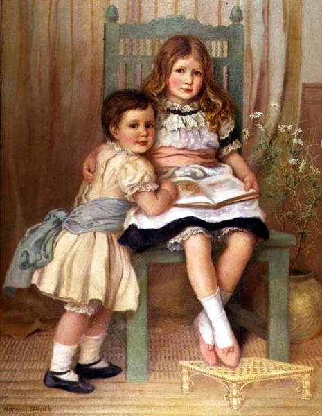 Simon und Dorothea Meburn von Norman Prescott Davies