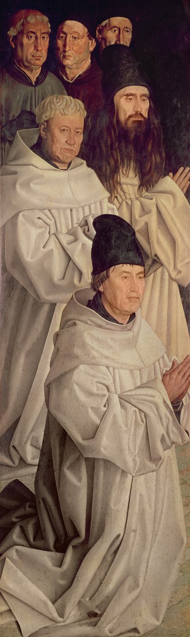 Tafel der Mönche, aus dem Polyptychon des Heiligen Vinzenz, ca. 1465 von Nuno Goncalves or Gonzalvez
