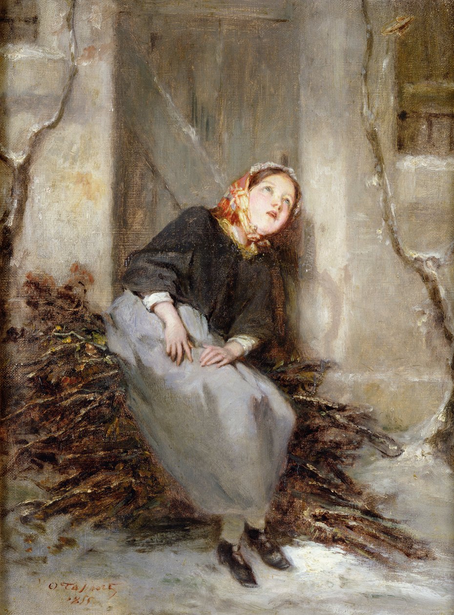 Der Zweigsammler, 1855 von Octave Tassaert