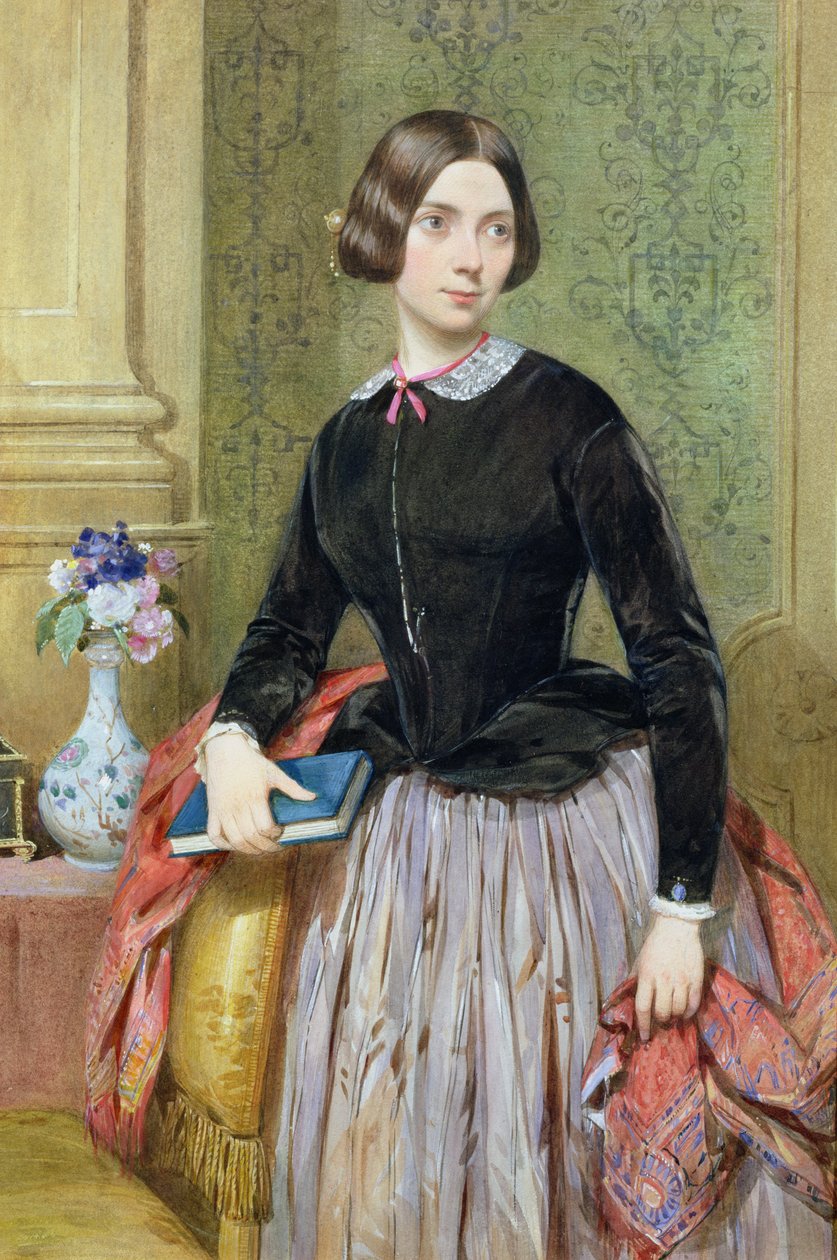 Porträt einer Dame von Octavius Oakley