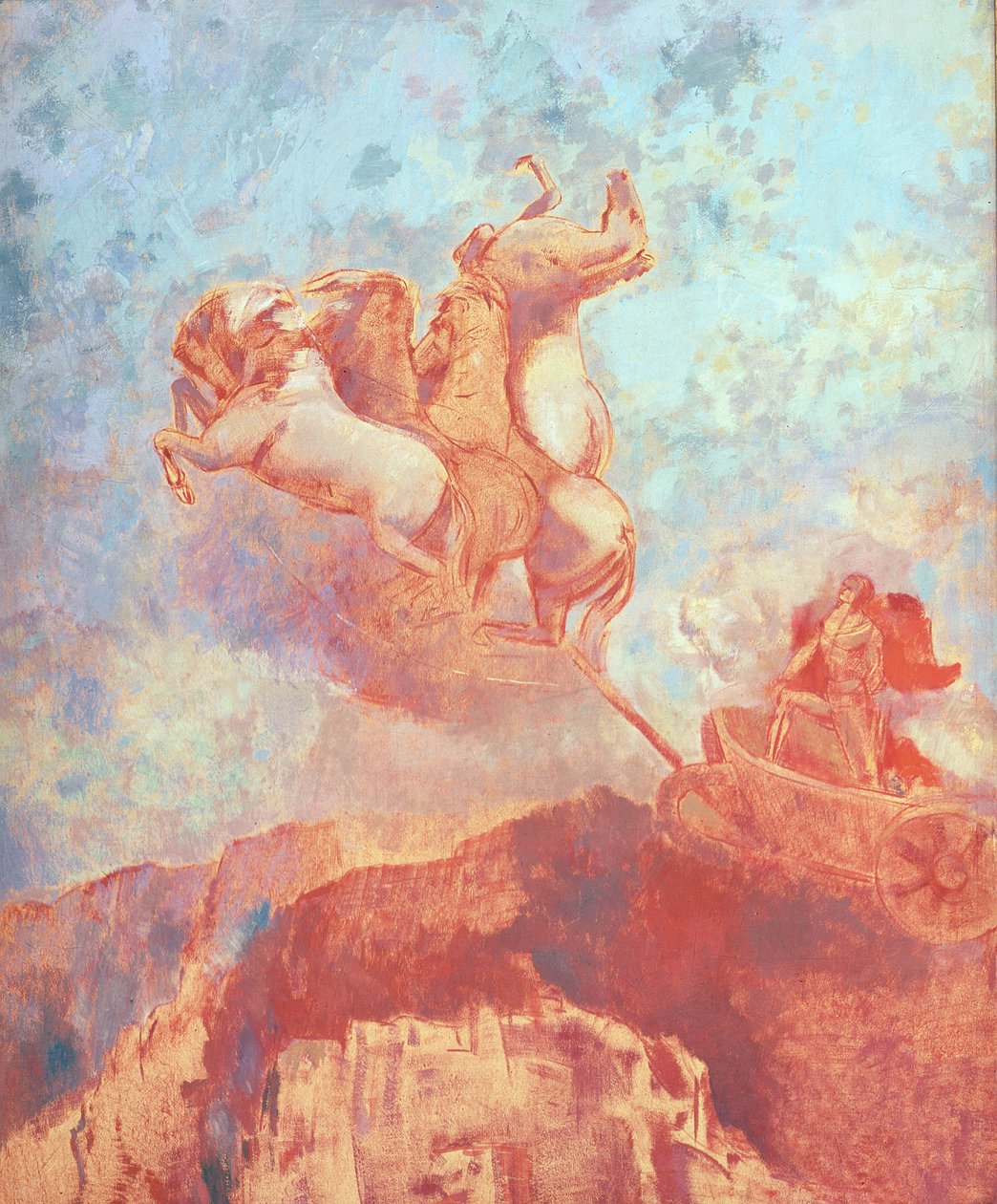 Wagen des Apollo, um 1908 von Odilon Redon