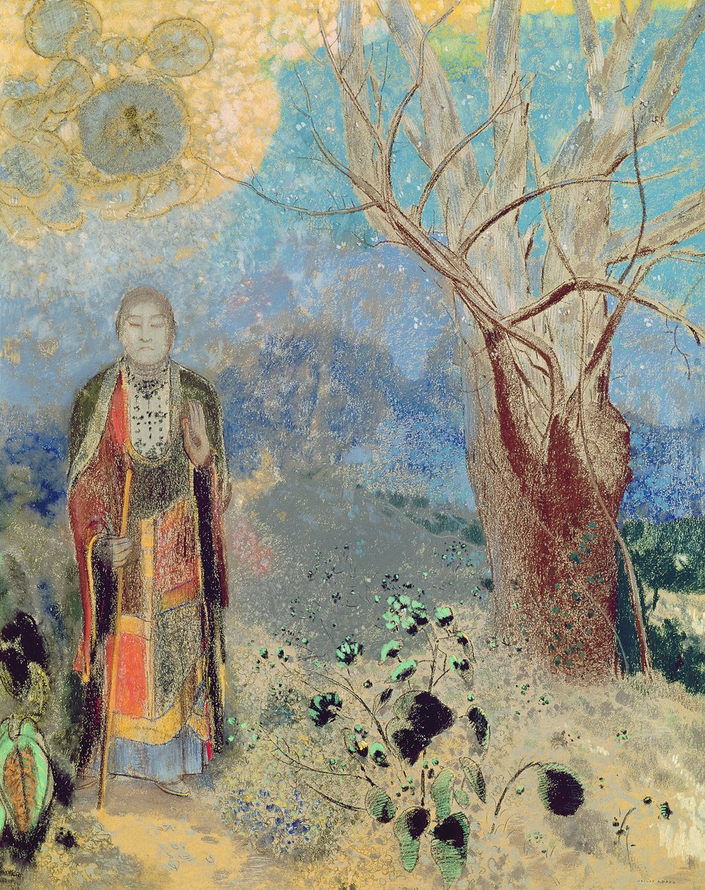 Der Buddha, c.1905 von Odilon Redon