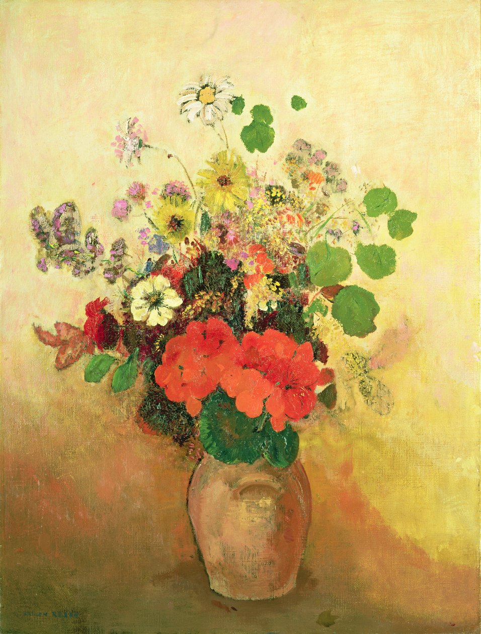 Blumenvase, ca. 1908-10 von Odilon Redon