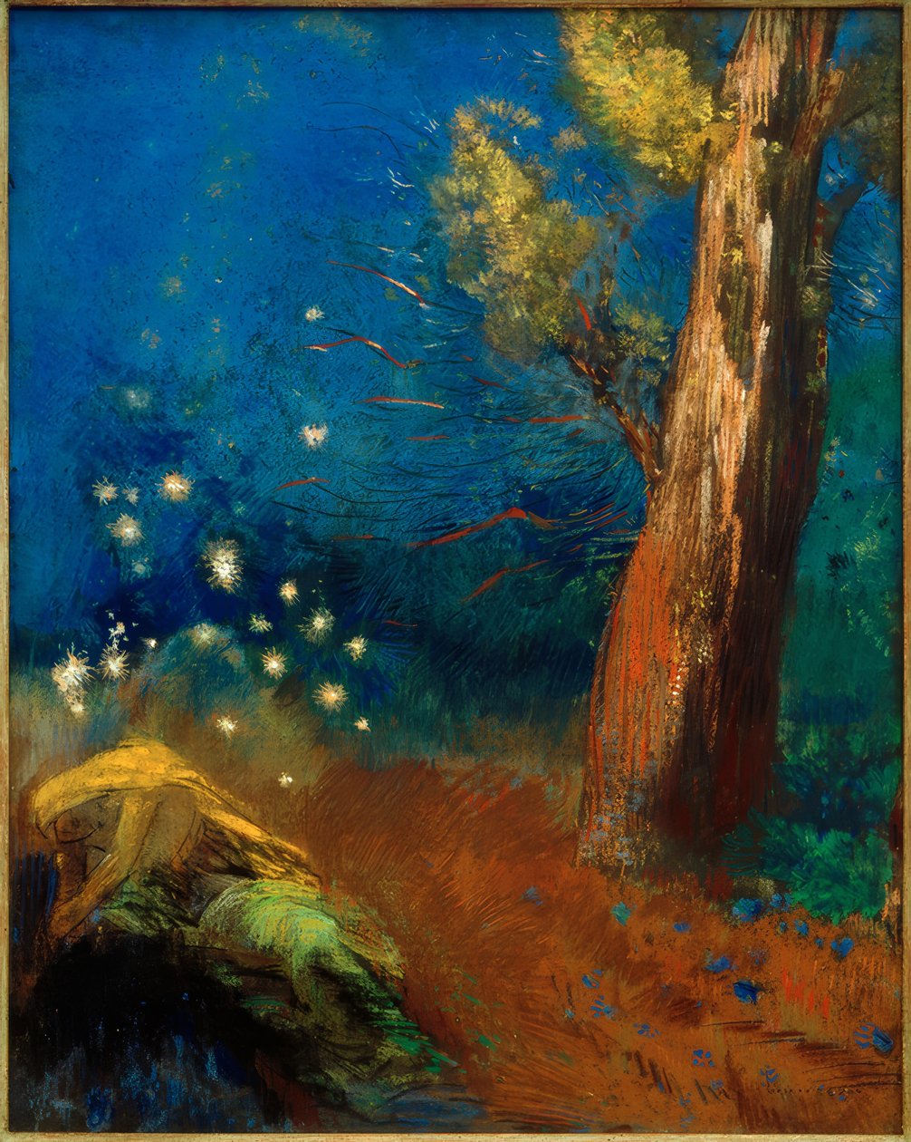 Der Tod des Buddha von Odilon Redon
