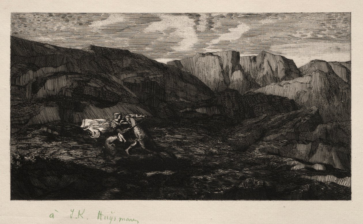 Angst, 1866 von Odilon Redon