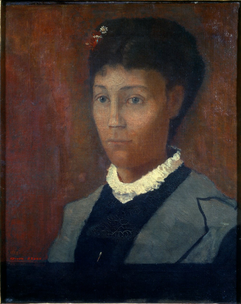Madame Odilon von Odilon Redon