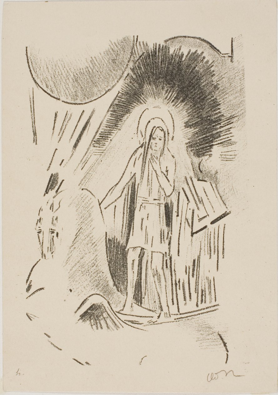 Mann auf Pegasus von Odilon Redon