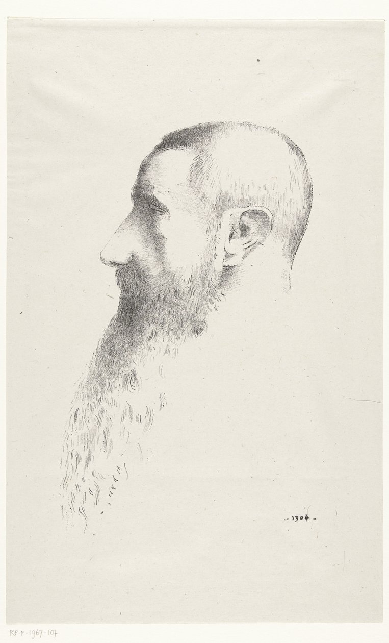 Porträt von Roger Marx von Odilon Redon