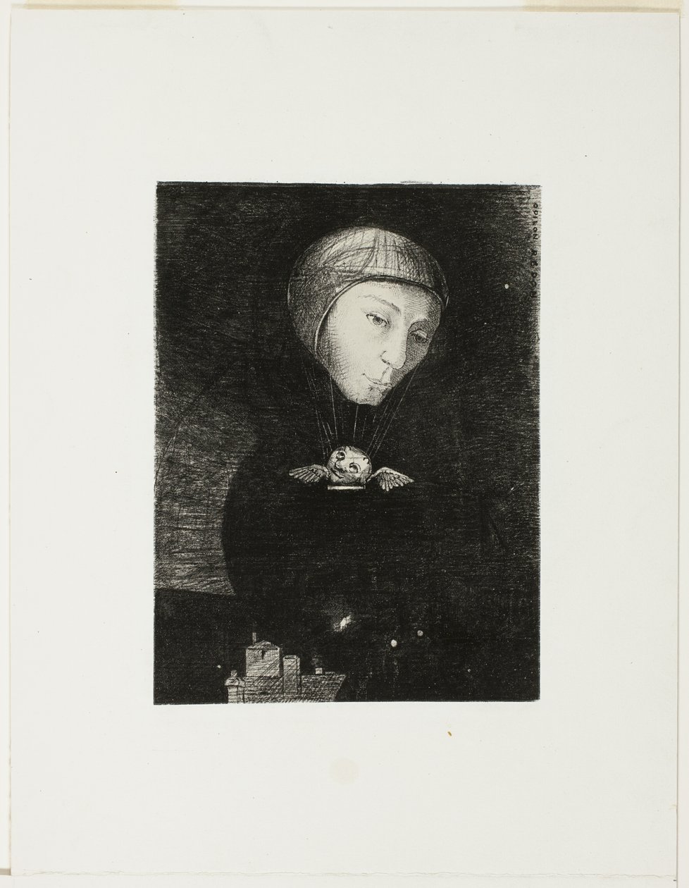Trauriger Aufstieg, Platte neun aus In Träumen von Odilon Redon