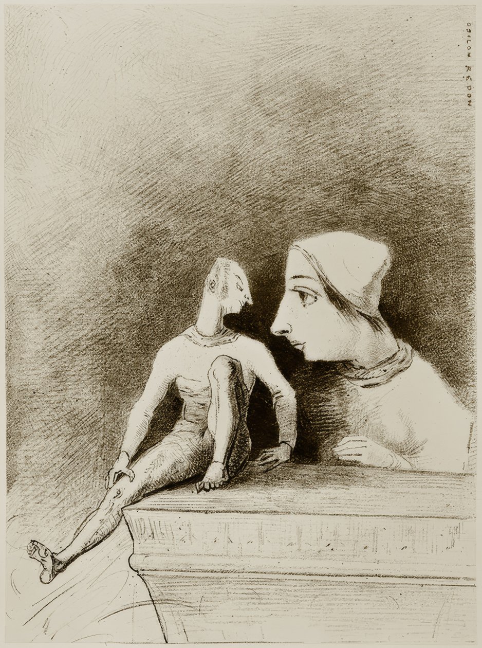 Schmeichelei von Odilon Redon