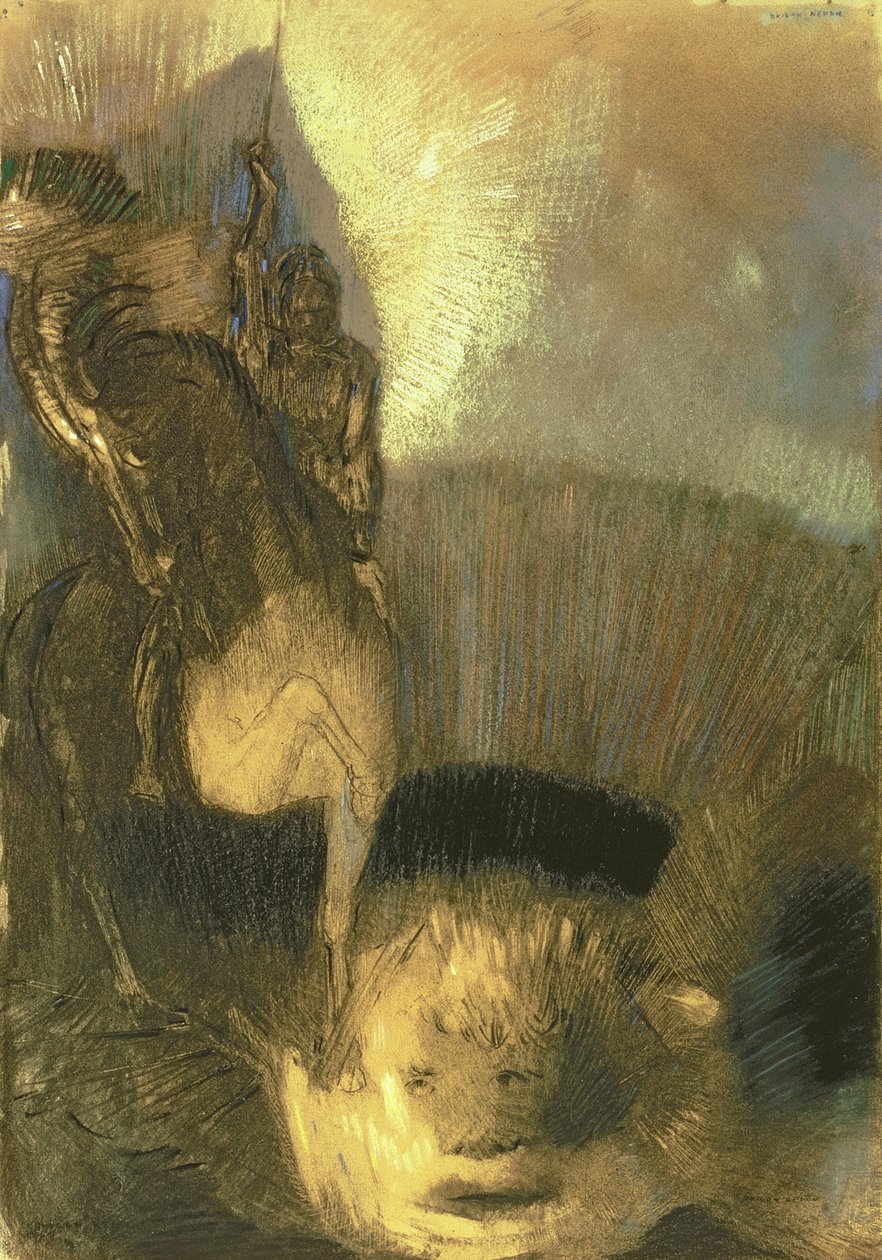St. Georg, ca. 1905 von Odilon Redon