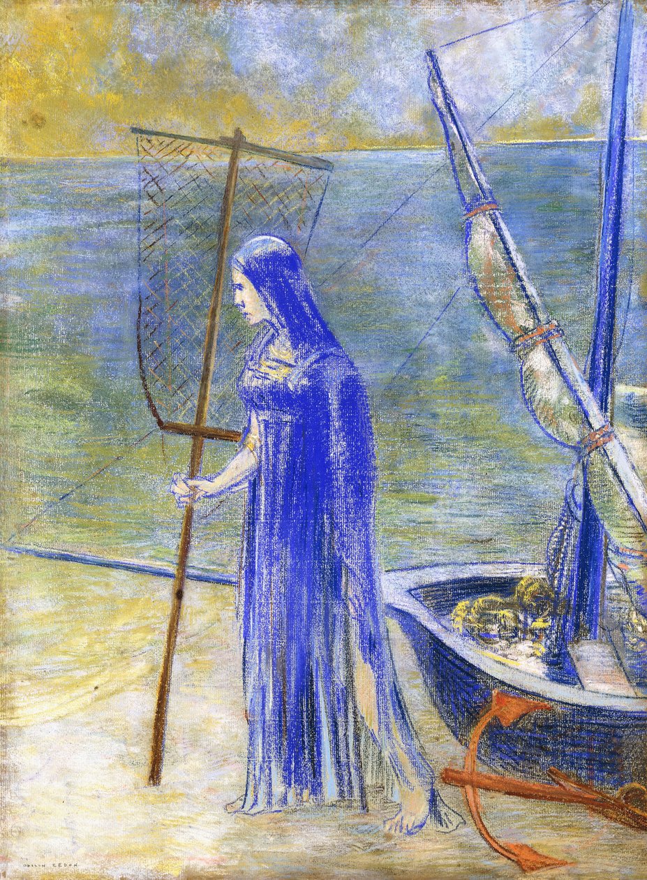 Die Fischerin von Odilon Redon