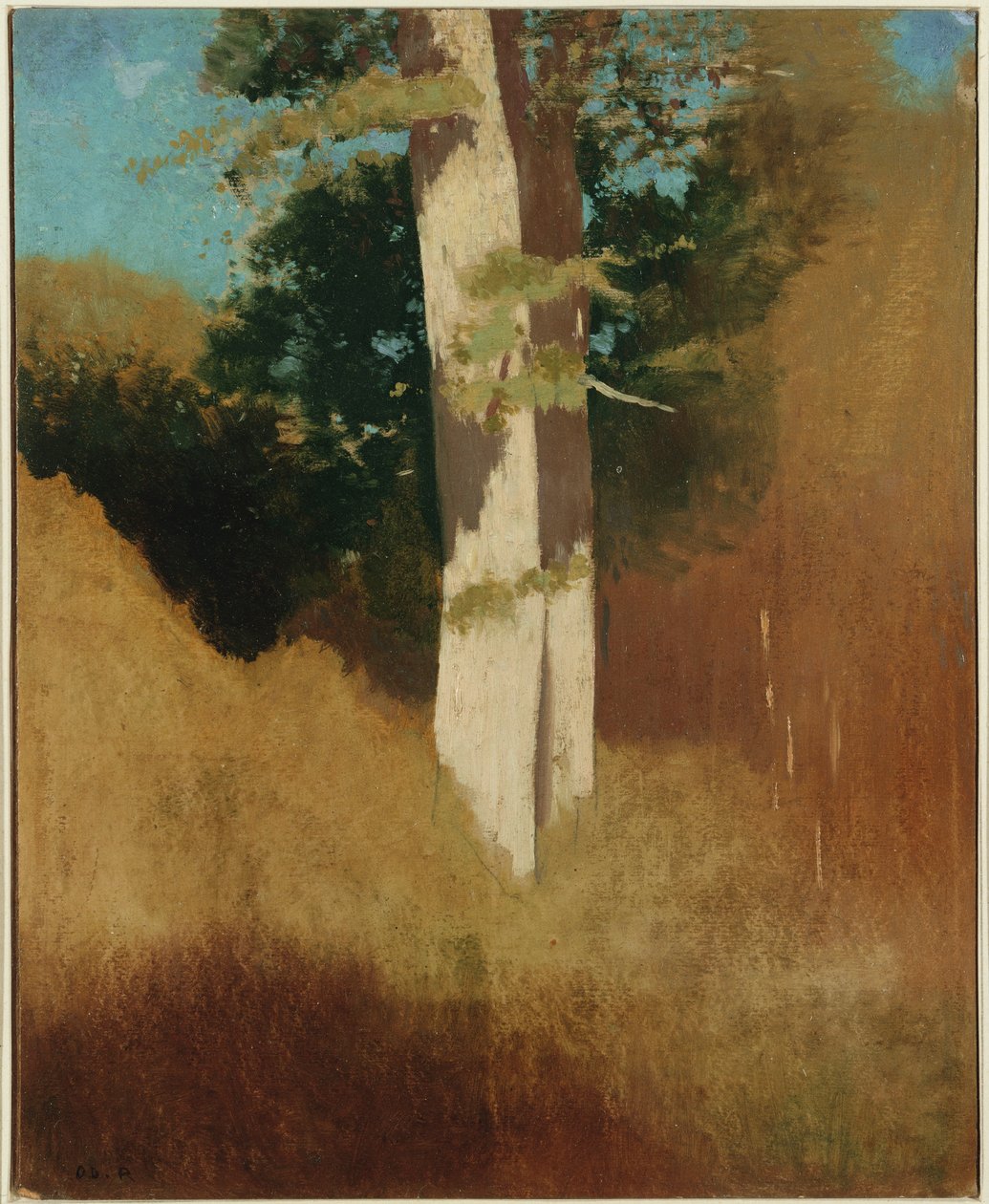 Baum mit blauem Himmel von Odilon Redon