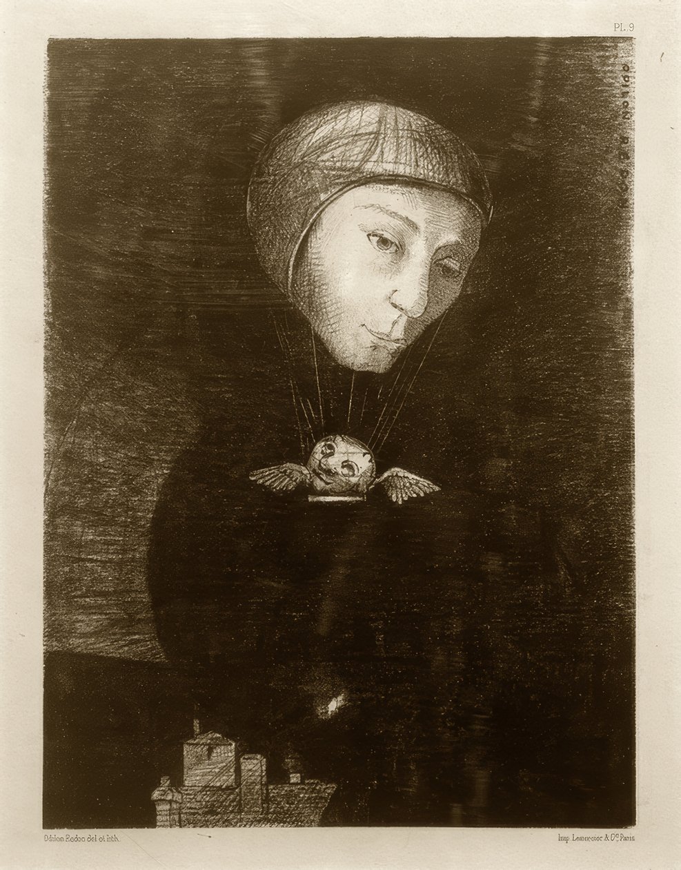 Trauriger Aufstieg von Odilon Redon