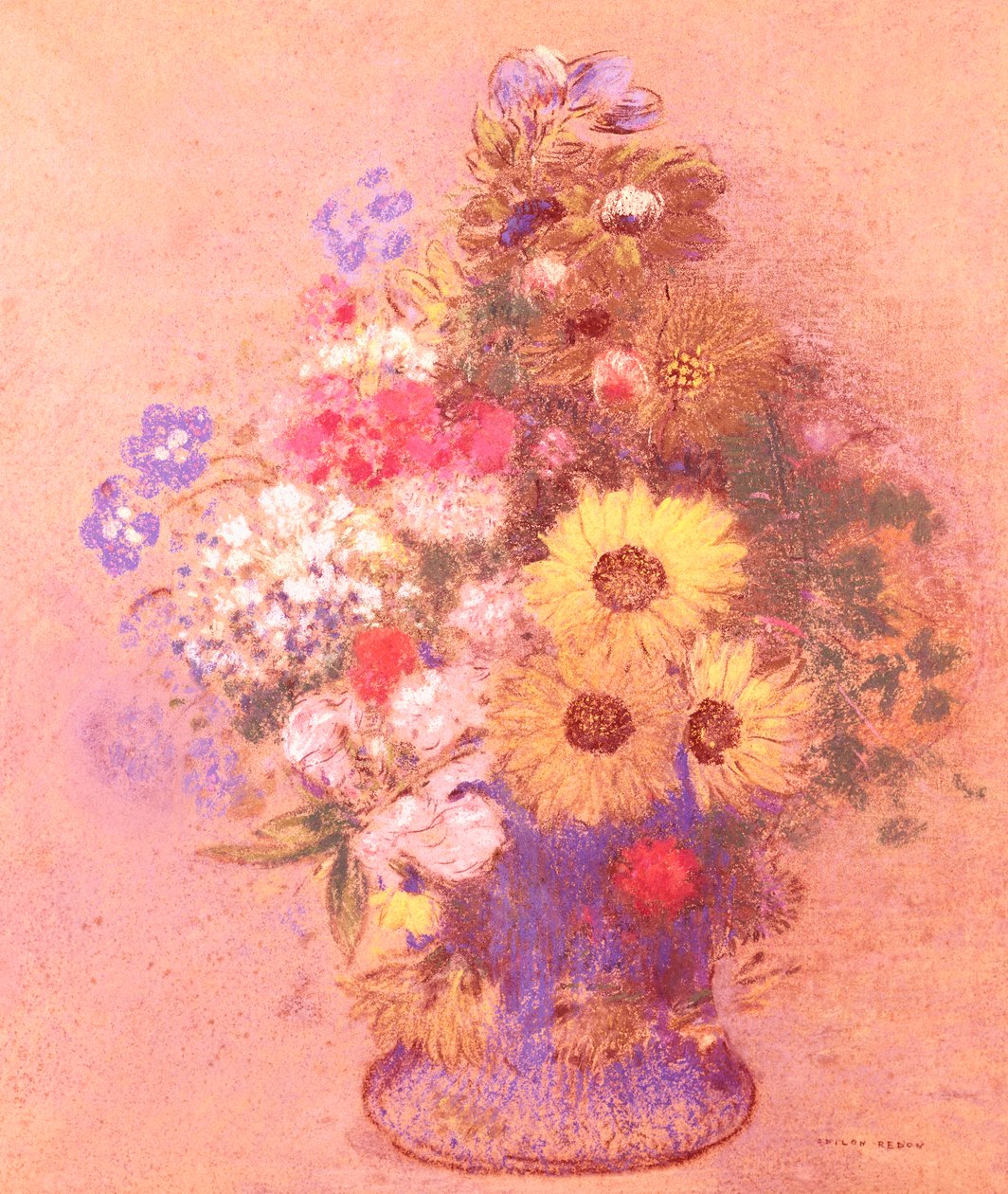 Blumenvase von Odilon Redon