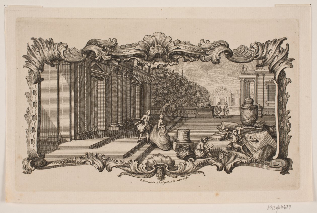 Vignette zu "Thurah: Hafnia Hodierna" von Odvardt Helmoldt de Lode