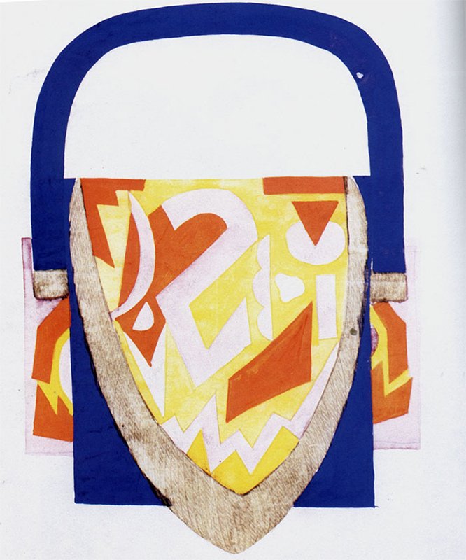 Design einer Tasche von Olga Rozanova