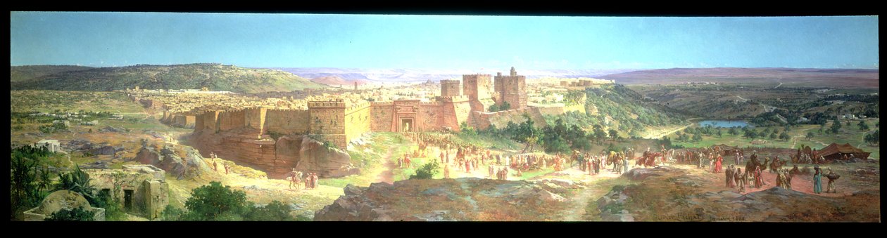 Jerusalem: Der Tag des Todes Christi, 1886 von Olivier Pichat