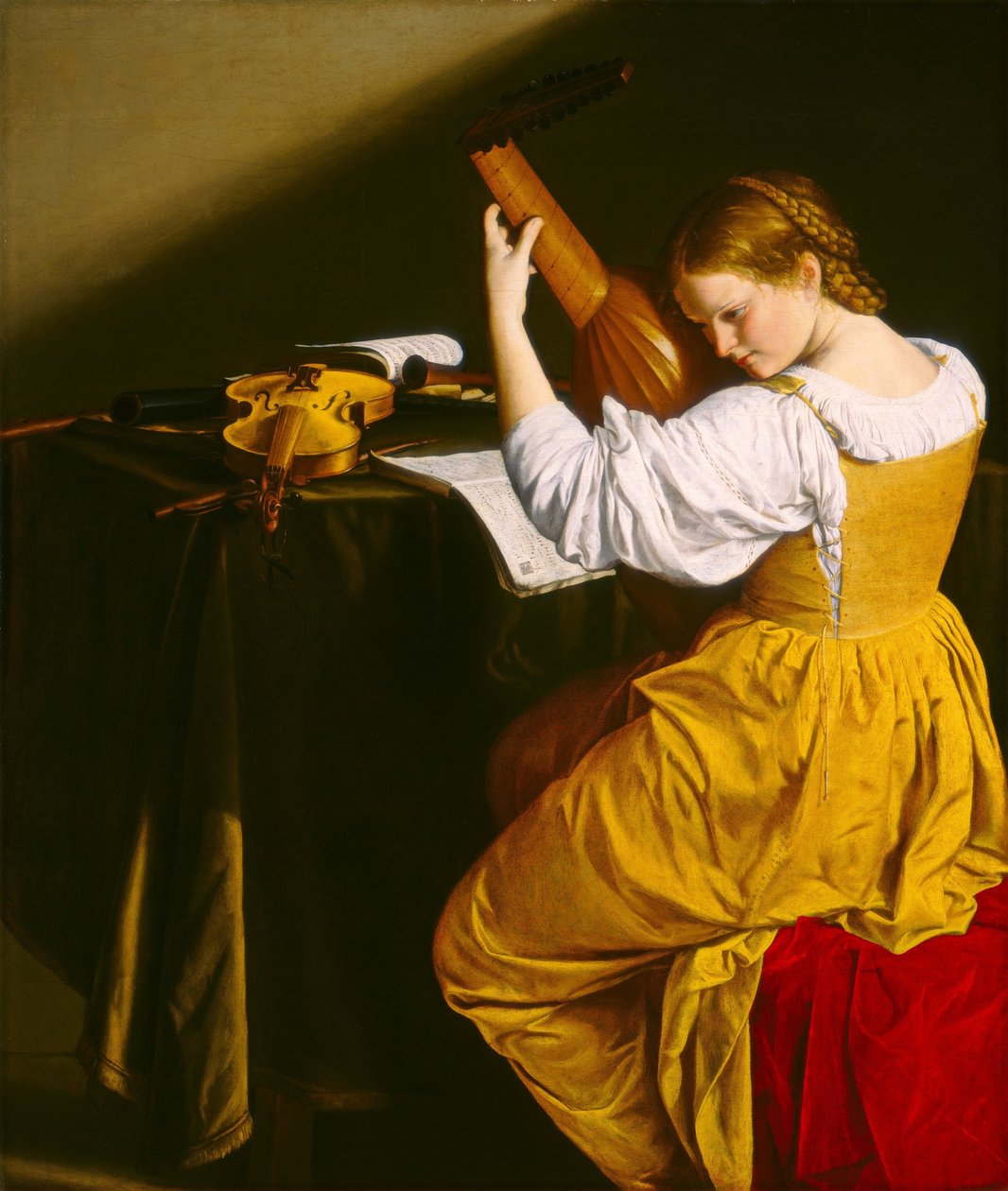 Lautenspielerin von Orazio Gentileschi