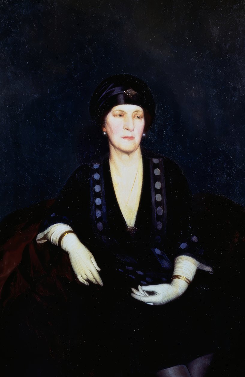 Porträt von Alaide Banti von Oscar Ghiglia