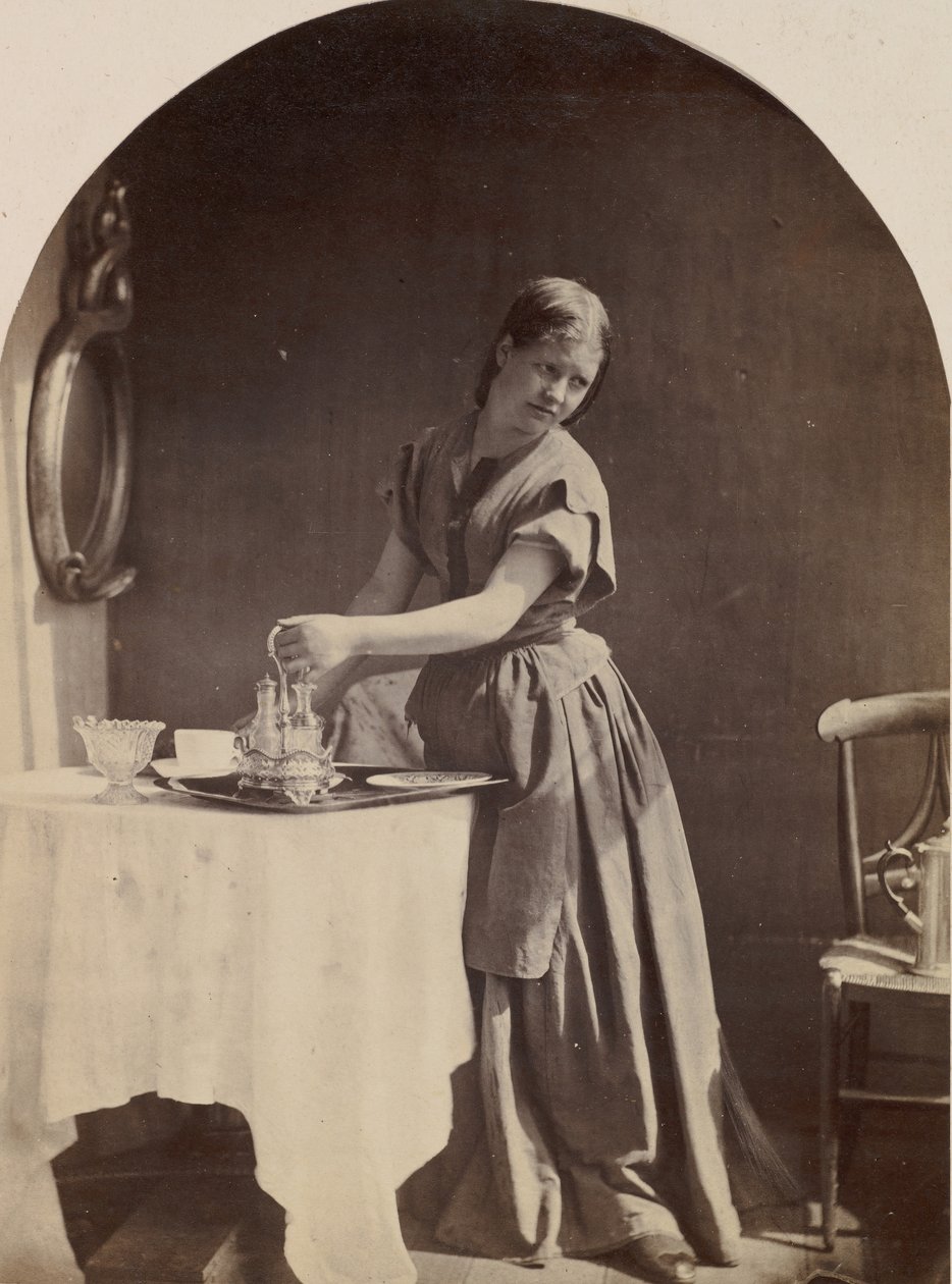 Englische Mode beim Frühstück, ca. 1860 von Oscar Gustav Rejlander