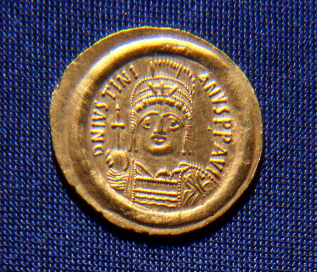 Münze von König Totila, 541-52 von Ostrogothic