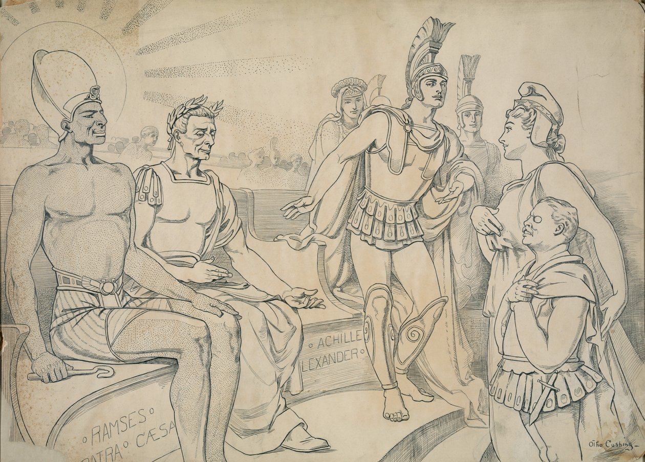 Pallas Columbia bittet um einen Platz in der Geschichte, 1907 von Otho Cushing