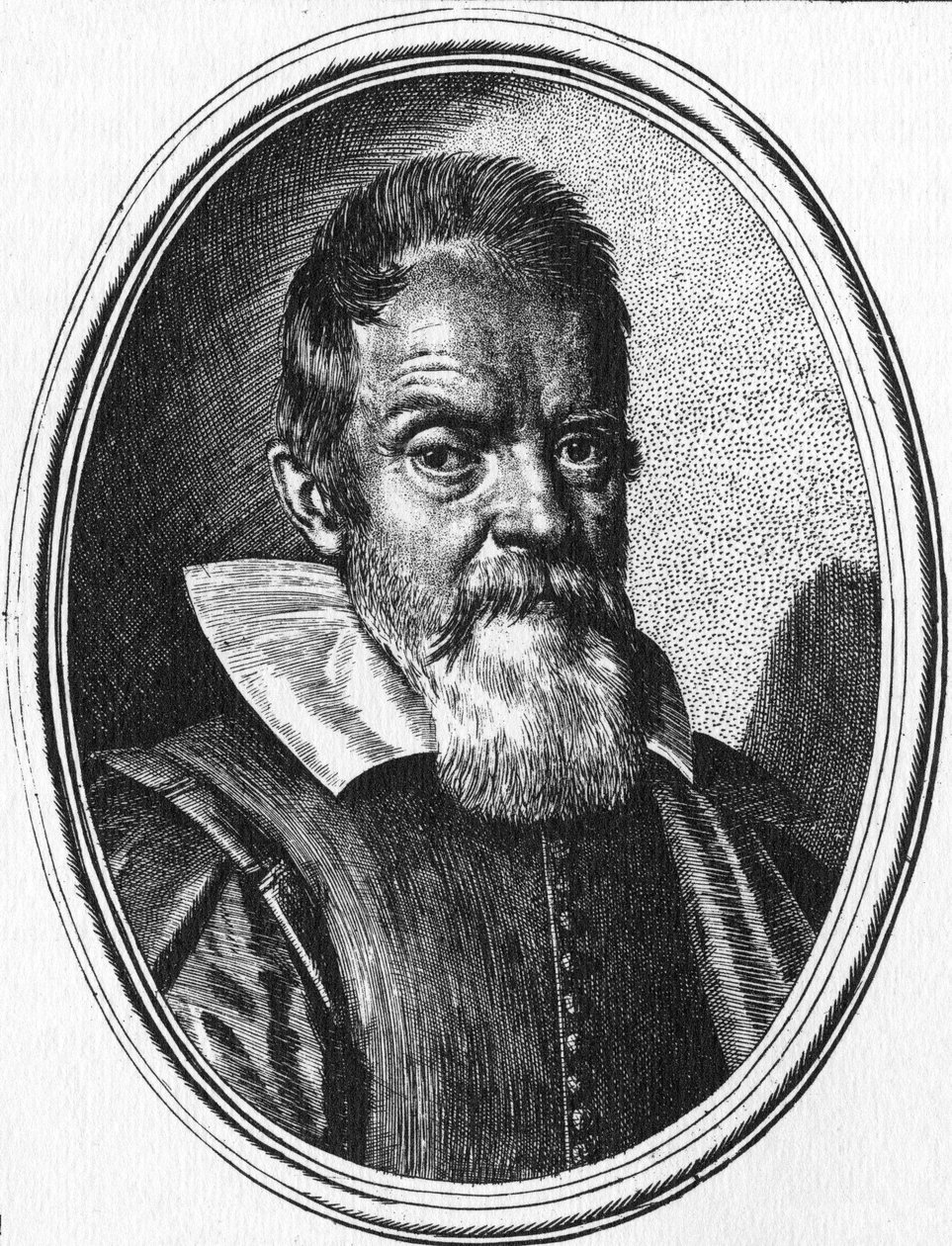 Galileo Galilei (Stich) von Ottavio (after) Leoni