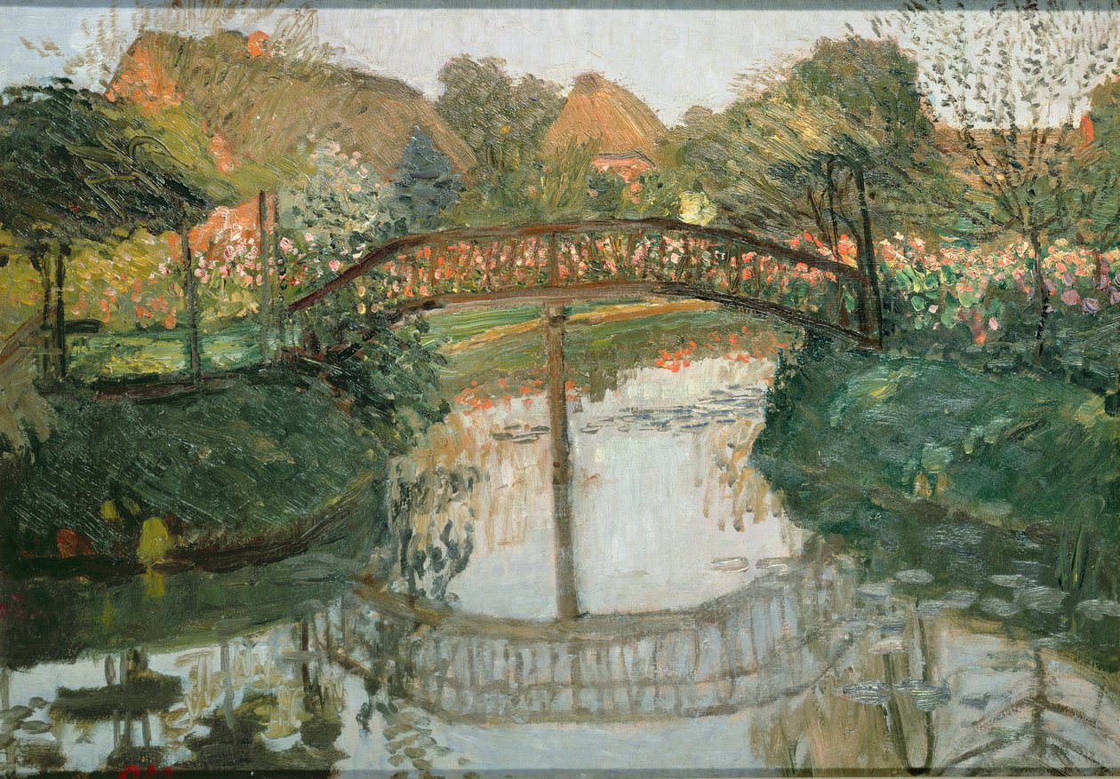 Bauerngärten, 1908 von Otto Modersohn