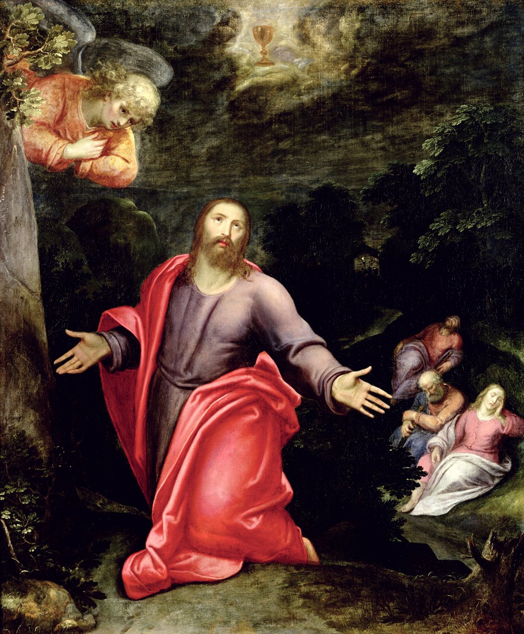 Jesus im Garten Gethsemane, ca. 1590-95 von Otto van Veen