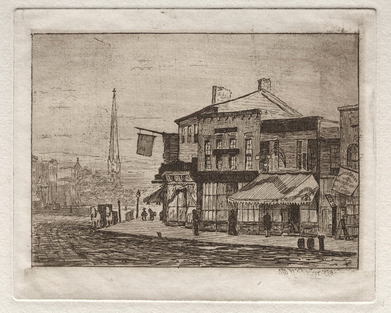 Cleveland, Woodland Avenue und Eagle Street von Otto H. Bacher