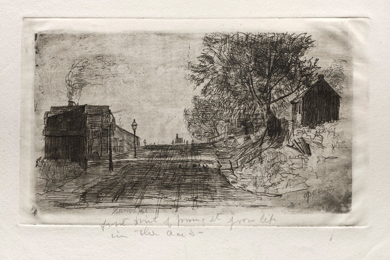 Spring Street, 1878 von Otto H. Bacher