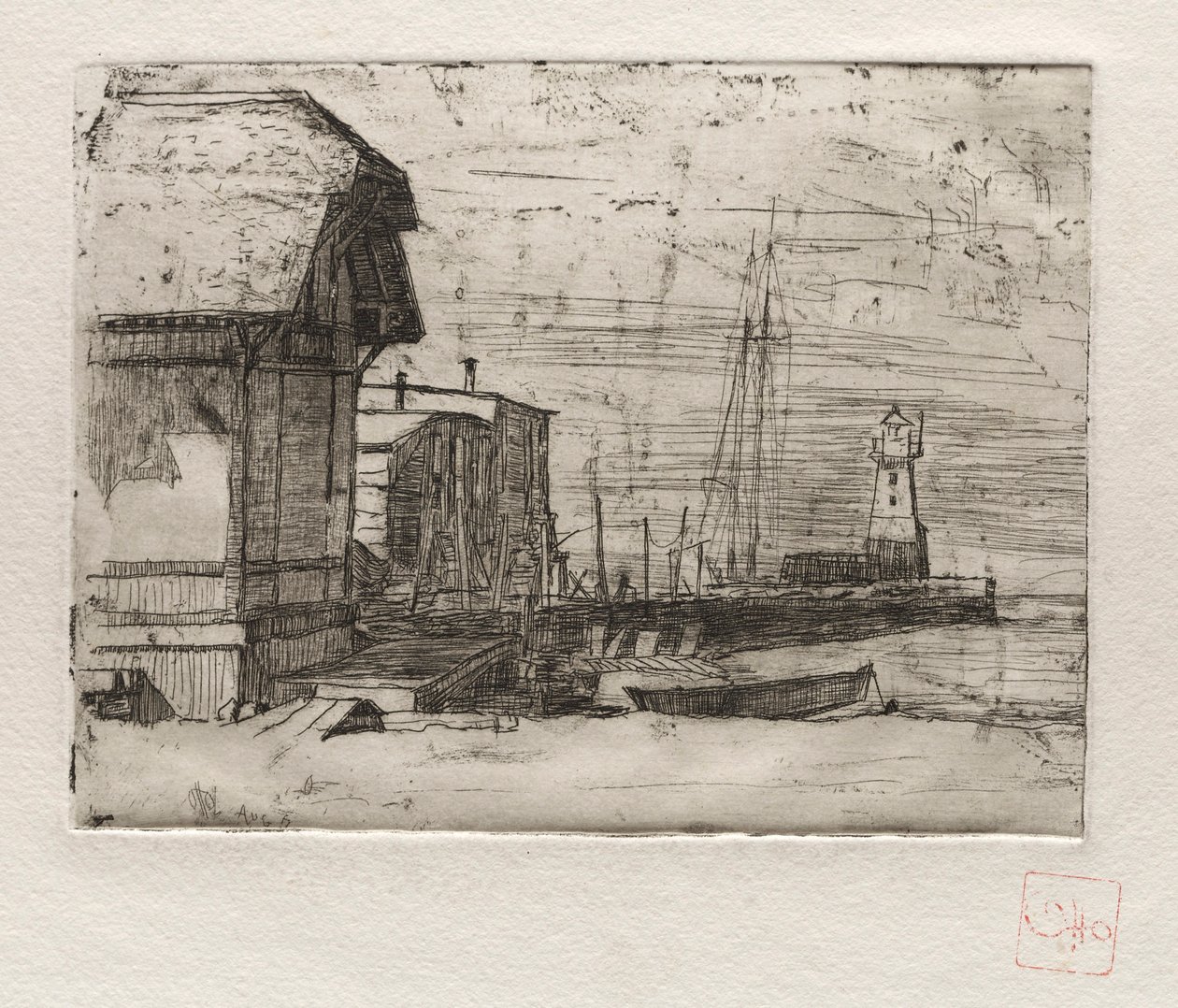West Pier 1878 von Otto H. Bacher