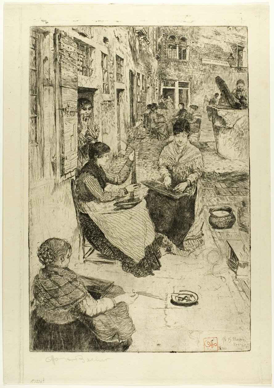 Perlenfädler von Otto Henry Bacher
