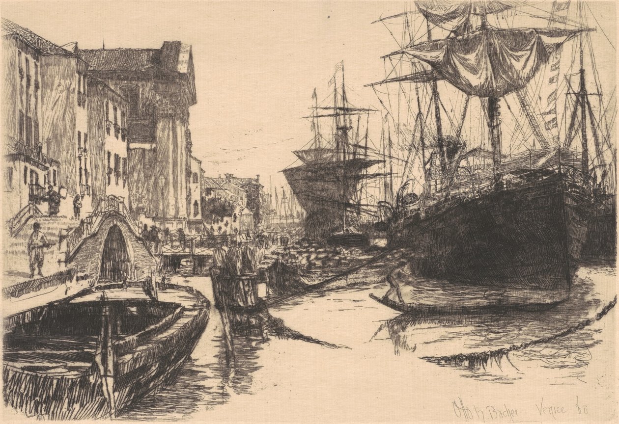 Venedig, 1880 von Otto Henry Bacher