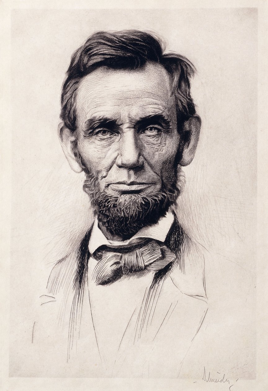 Porträt von Lincoln von Otto Henry Schneider