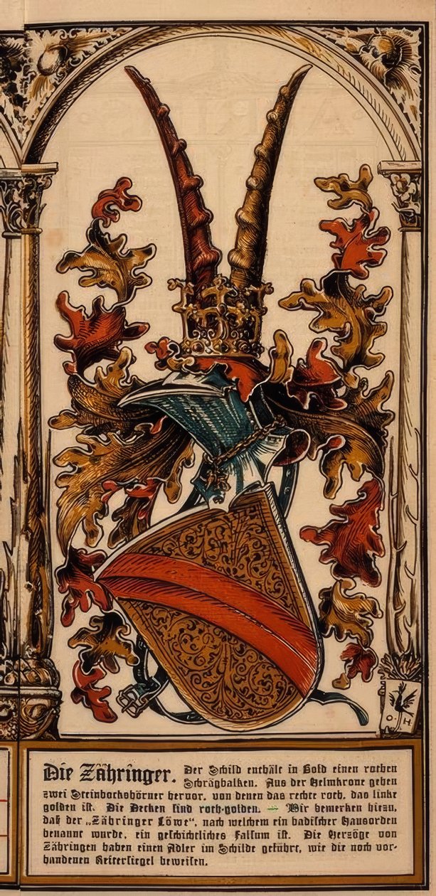 Die Stammwappen der deutschen Fürstenhäuser: Die Zähringer von Otto Hupp