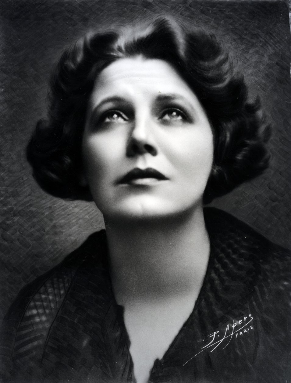 Porträt von Damia (1889-1978) von P. Apers
