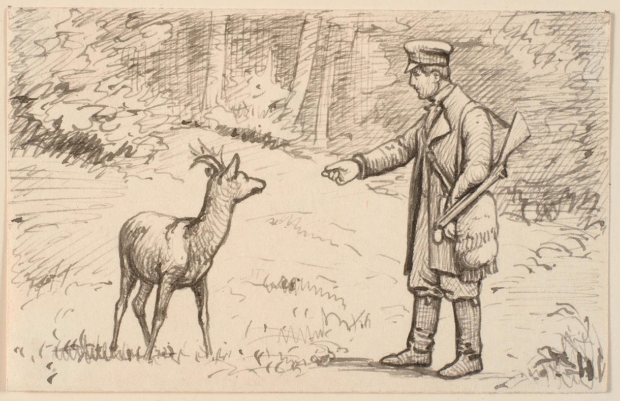 Das Treffen im Wald von P.C. Skovgaard