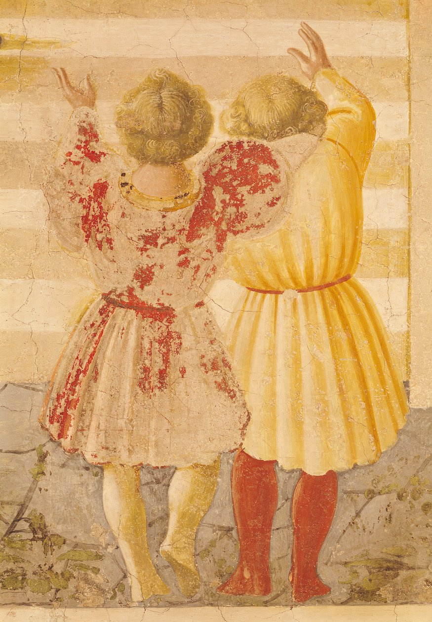 Die Darstellung Mariens im Tempel, 1433-34 (Detail) von Paolo Uccello