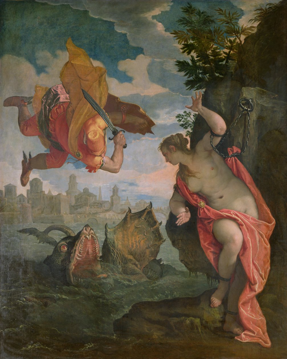 Perseus rettet Andromeda von Paolo Veronese